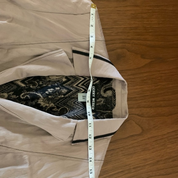 Vintage Blazer Women's Size 12 Tan Gerry Weber - Picture 8 of 10